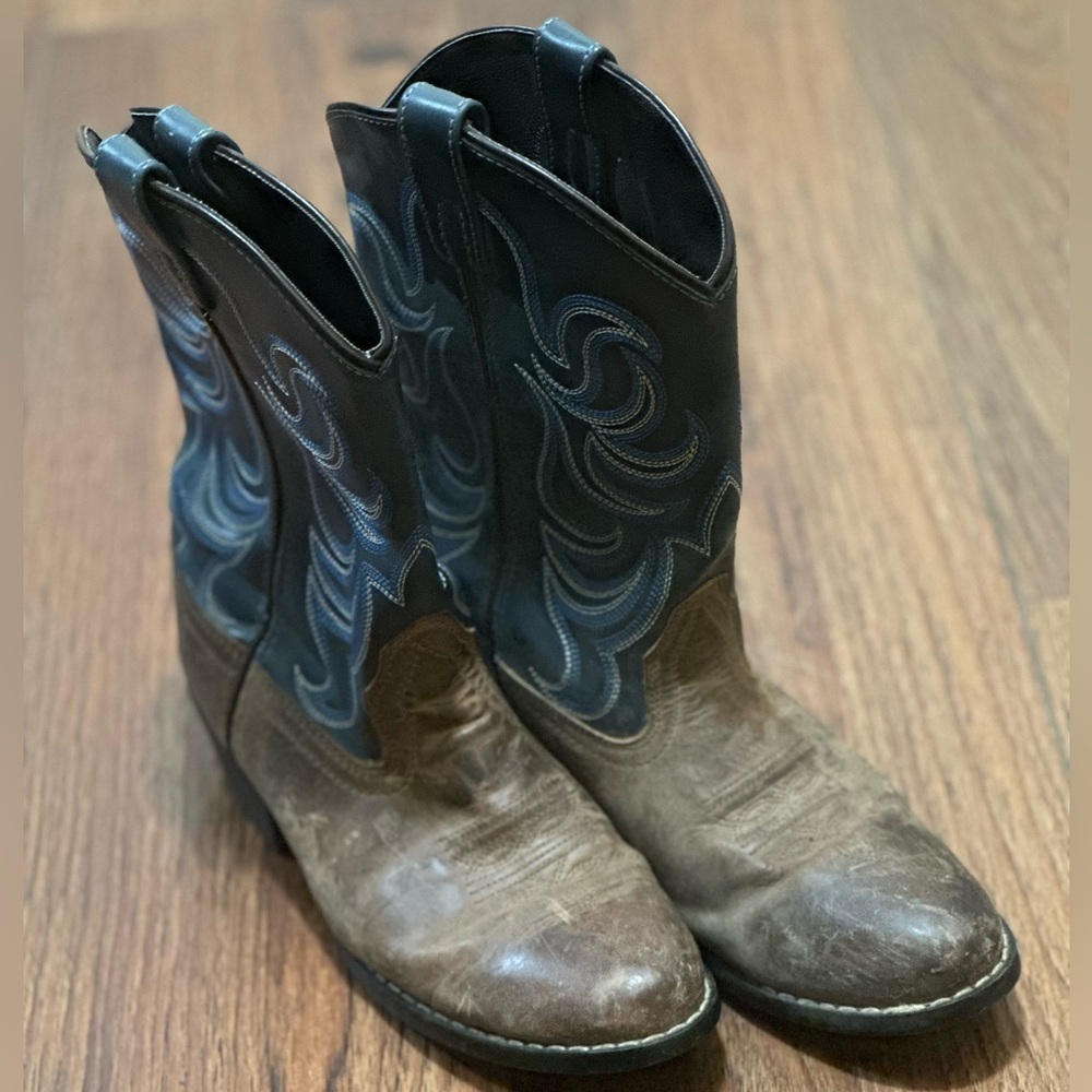 Two-tone Western Cowboy Boots